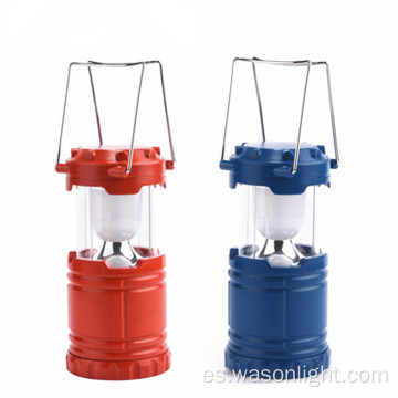 Luz de colorida LED LED de la batería emergente de la marca de marca para la marca para caminar Fold Camping Lantern